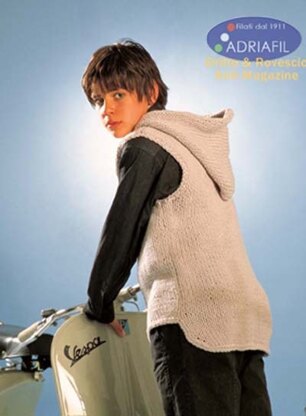 Matt Man's Gilet in Adriafil Charme - Downloadable PDF