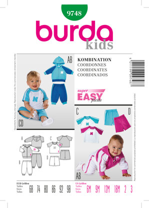 Burda B9748 Coordinates Sewing Pattern