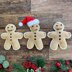 Gingerbread Man Crochet Stuffy Ornament / Garland￼