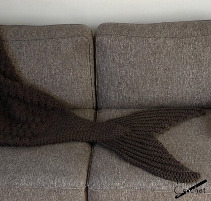 Melody Mermaid Tail Blanket Large Fin