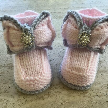 Double Bow Booties