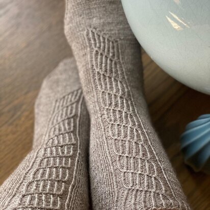 Elevation Socks - knitting pattern