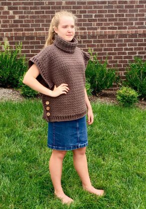 Sophia Poncho with Cowl