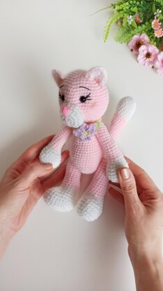 Cat Crochet Kit Cat Amigurumi Kit Cat Couple DIY Kit Kitty Stuffed Animal  Kit DIY Valentine Gift Cat Lover Gift 