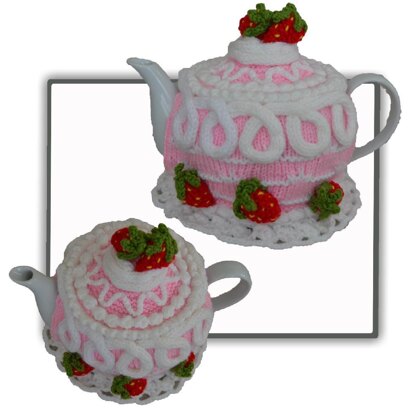 Strawberry Cake Tea Cosy