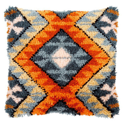 Vervaco Geometric Latch Hook Cushion Kit