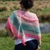 Scenic Route Crescent Shawl