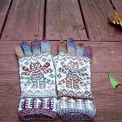 Da Vinci Cat Gloves - knitting pattern