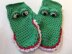 Animal mittens - crocodile, shark and frog