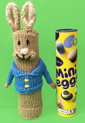 Easter Peter Rabbit Mini Eggs Tube Cover