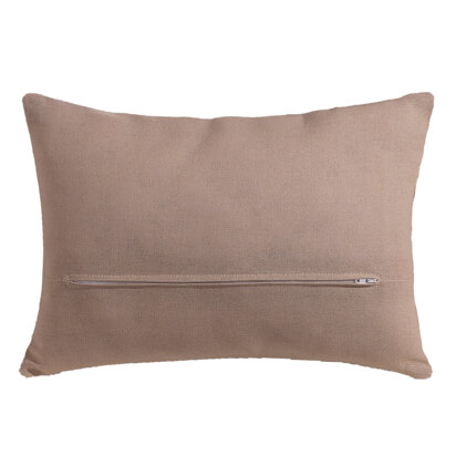 Vervaco Rectangular Cushion Back with Zipper, Natural - 45cm x 35cm