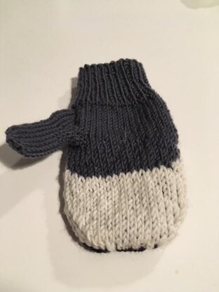 Fox and Badger Children Mittens