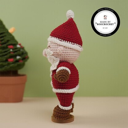 Mr. Santa Claus Plush Toy Crochet Pattern