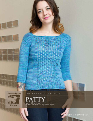 Patty Pullover in Juniper Moon Findley DK Dappled - Downloadable PDF