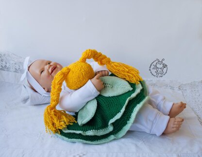 Sleeping fairy Baby Lace Blanket