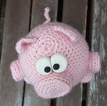 No Left Overs Amigurumi Flying Pig