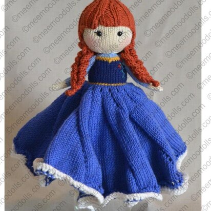 Knit Security Blanket - Braided Red hair girl