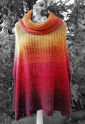 Poncho "Otoño" with Loop