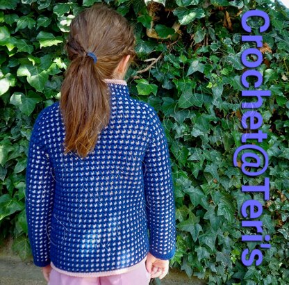 Little Checks Mosaic Cardigan (Child)