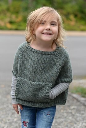 Odila Cape Pullover Knitting pattern by The Velvet Acorn | LoveCrafts