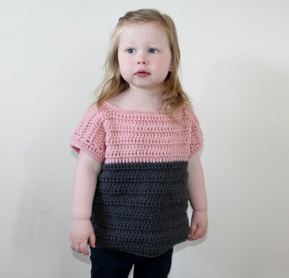 PDF06 Crochet Two Tone Sweater Crochet pattern by Freya Esme Collection ...