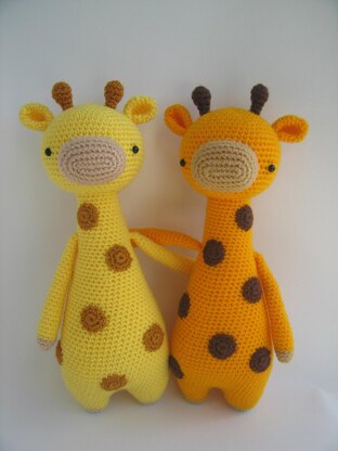 Giraffe with Spots Crochet Amigurumi Pattern