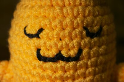 Classic Cheese-kun Amigurumi Emotional Support Cheese Blob