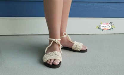 Crochet Sandals with Flip Flop Soles