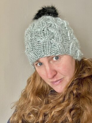 Bulky Cable Braid Hat