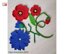 Bouquet of poppy and cornflower