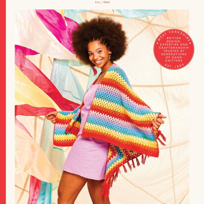 Glasto Poncho in Sirdar Stories DK - 10523 - Downloadable PDF