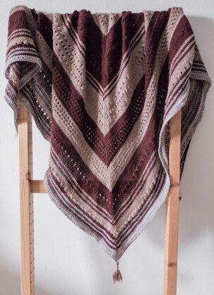 Dried Lavender Shawl