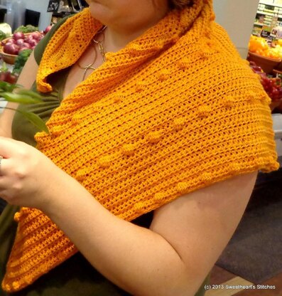 Pumpkin Spice Shawlette