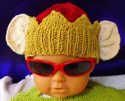 Baby Big Ears Prince Charles Crown Beanie