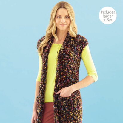 Waistcoat in Sirdar Caboodle - 7892 - Downloadable PDF