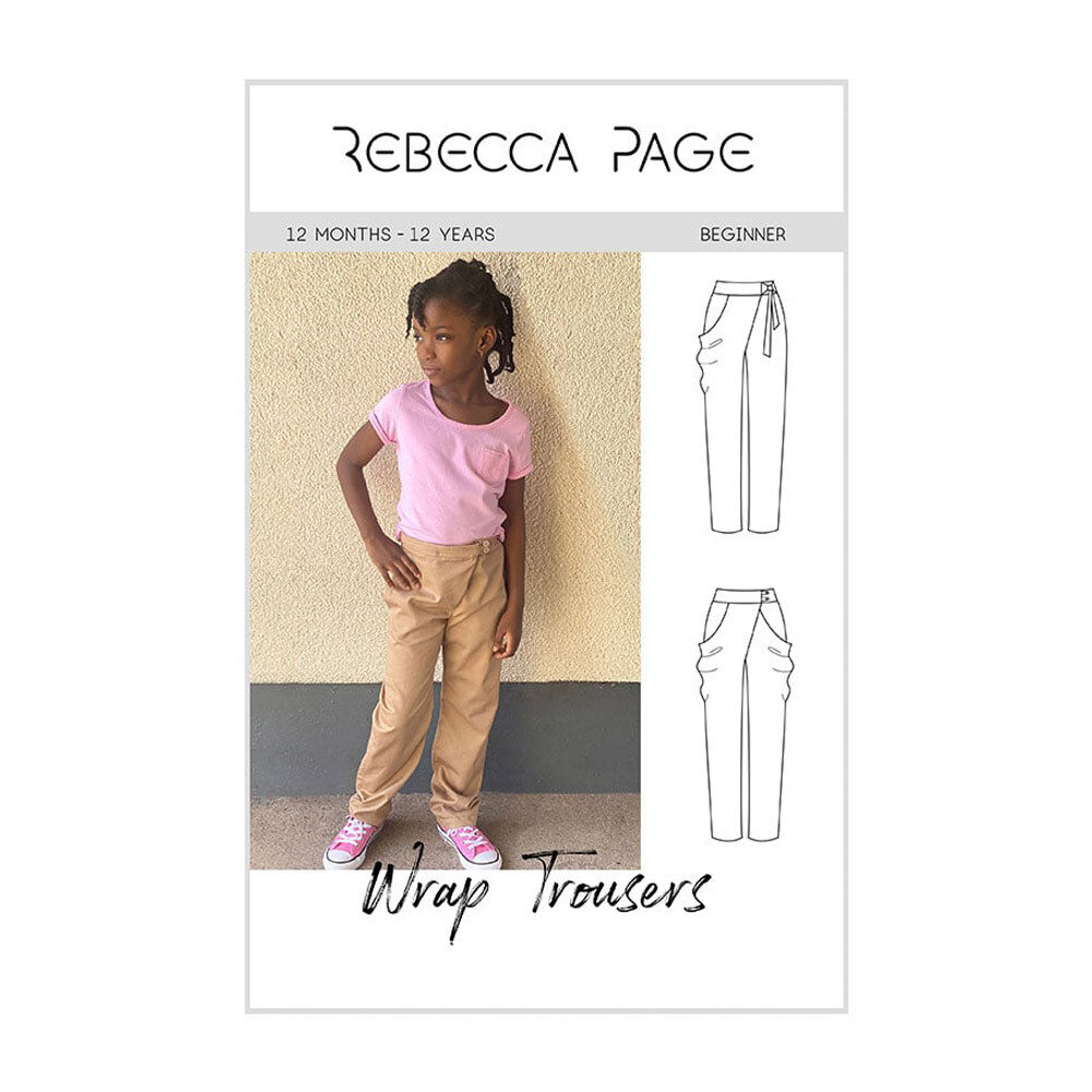 Wrap Trousers PDF Sewing Pattern Trousers Pattern, Wrap Pants