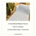 Twisted Rhomb Blanket Pattern