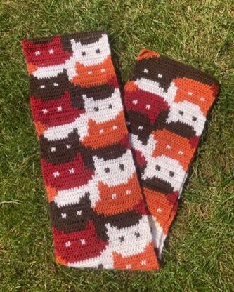 Crochet Cat Scarf 2