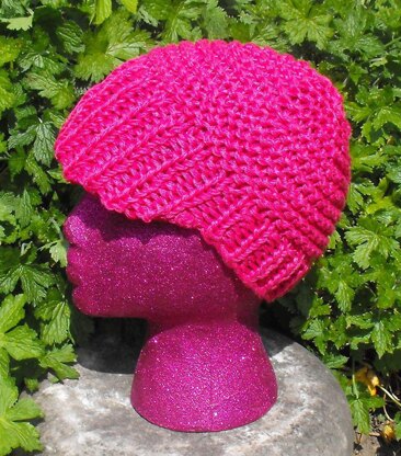 SUPERFAST JOCKEY CAP HAT KNITTING PATTERN - MADMONKEYKNITS