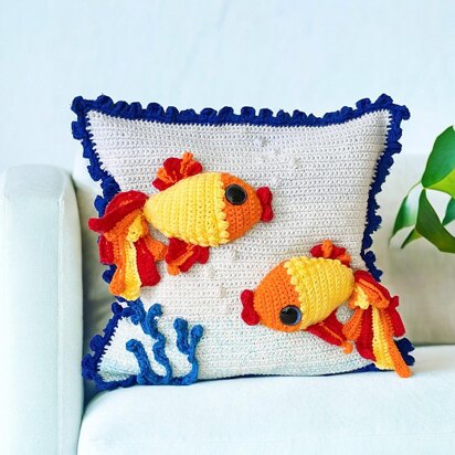 Goldfish Pillowcase 3D effect