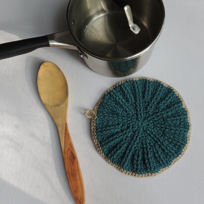 Sand Dollar Potholder