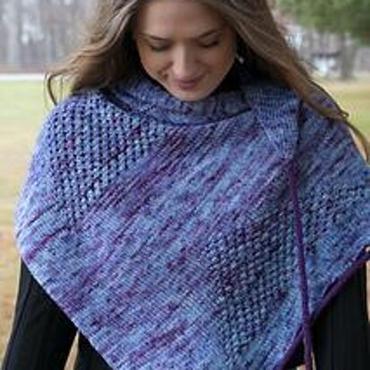 Kite Tail Shawl - Worsted