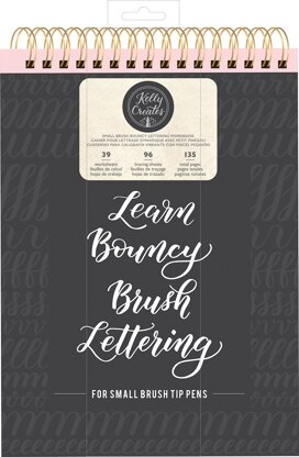 American Crafts Kelly Creates Small Brush Workbook 8.5"X12.3" 135/Pkg - Bouncy