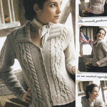 Cable and Moss Stitch Cardigan