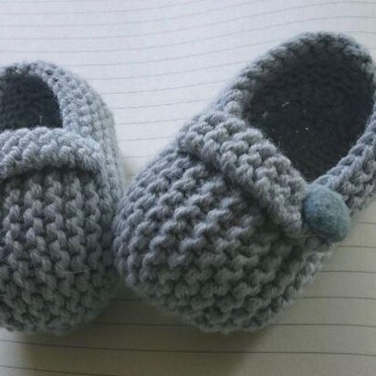 Grandpa Slippers - knitting pattern