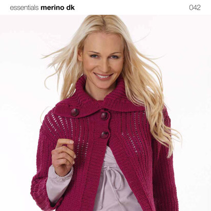 Jacket in Rico Essentials Merino DK - 042
