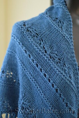 #181 Sapphire Lace Shawl