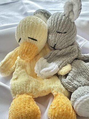 Duck, Lamb, Bunny Comforters