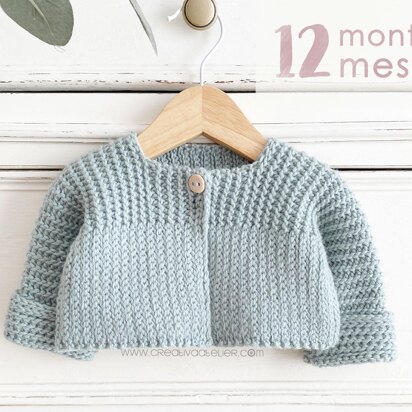 Size 12 months - ITSY-BITSY Crochet Cardigan