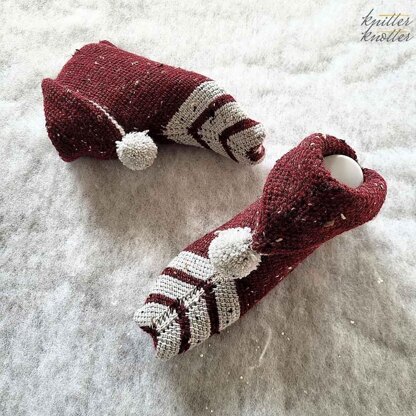 Easy Mitered Square Slippers